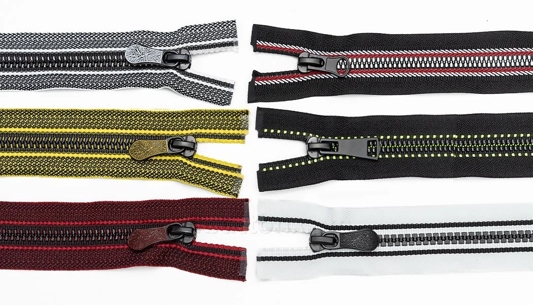 plastic zippers for sale