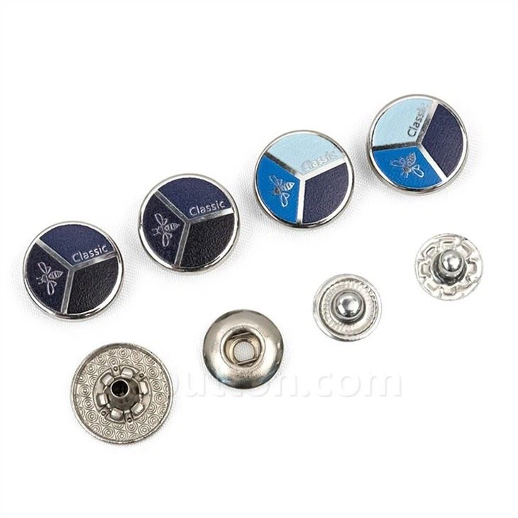 Colored Metal Snaps