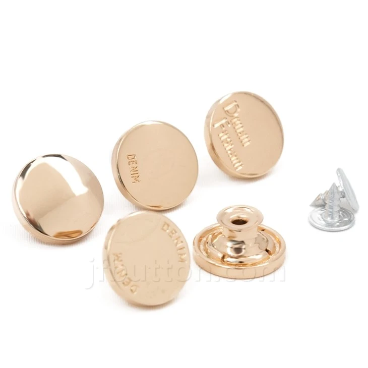 Jean Jacket Gold Buttons