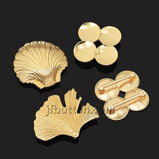 은행나무 잎 수영복 금속 걸쇠