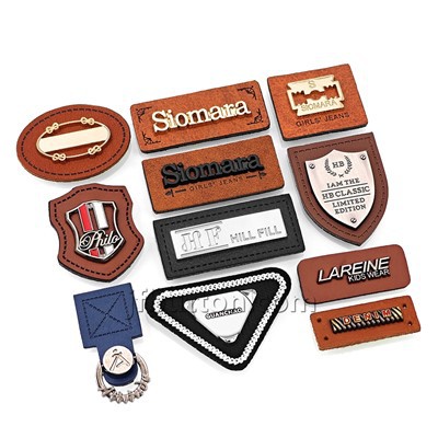 청바지 브라운 가죽 패치