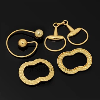 O 모양 비키니 금속 반지