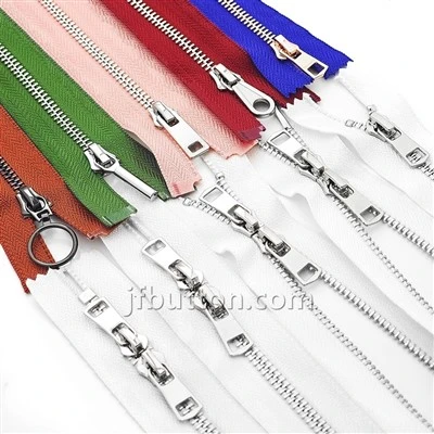 재킷을위한 엔드 엔드 메탈 Zipppers