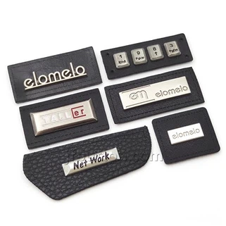 개인화 된 가죽 뜨개질 레이블